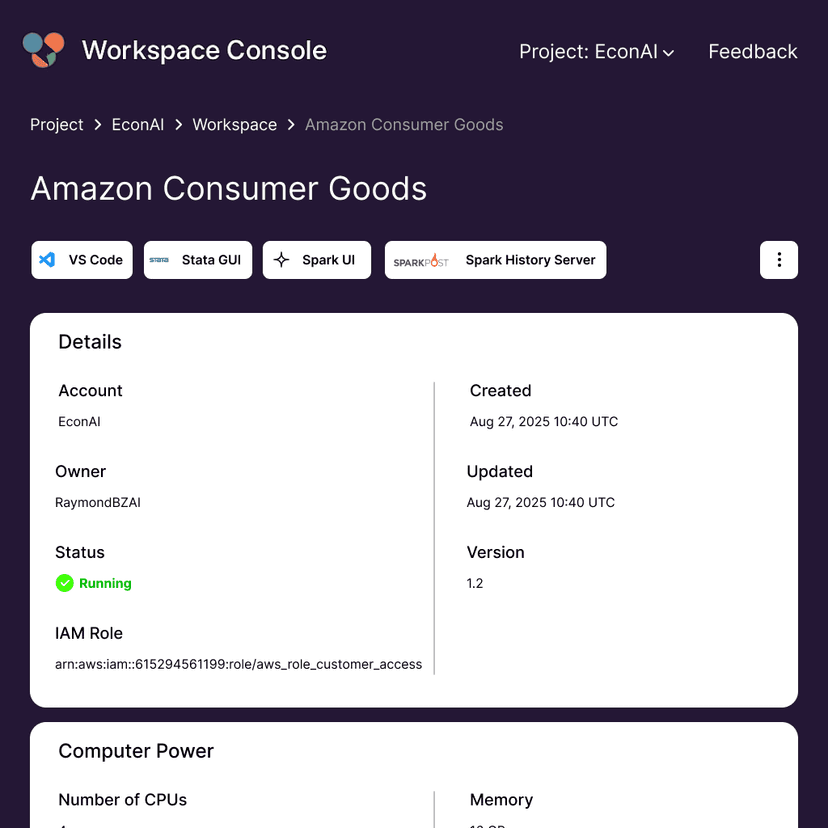showcase amazon workspace